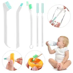 2/3pcs Portable Gap Clean Narrow Brush Kitchen Wash Cup Baby Milk Bottle Nipple Brush Household Cleaning Tools