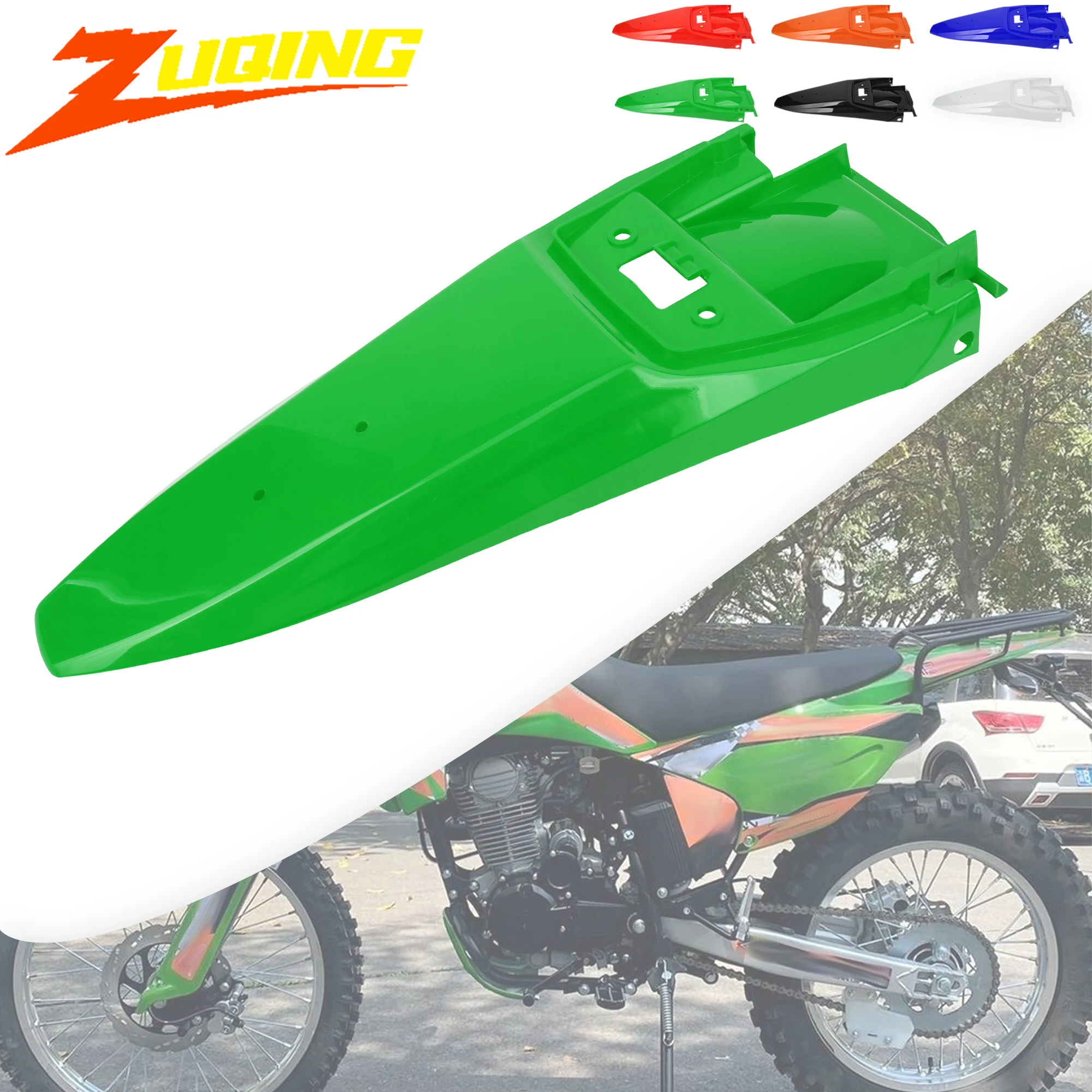 Motorcycle Rear Fender Mudguard for Honda CRF230F CRF 230F Compatible With CQR103 CQR 103 Dirt Pit Bike Motocross Accessories
