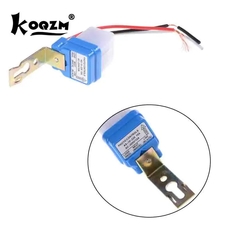 AC 220V 16A Automatic Auto On Off Street Light Switch Photo Control Sensor Home Supplies