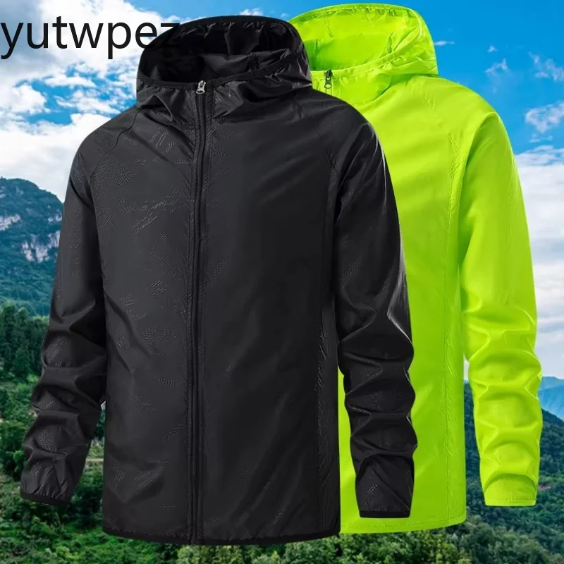 

UPF50+ Hiking Jackets Waterproof Sun Protective Windbreaker Unisex Camping Climbing Outdoor Sports Rain Coat Portable Clothes
