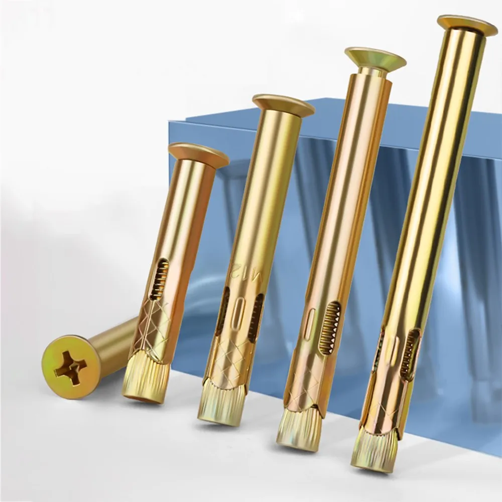 

5PCS Countersunk Head Cross Hexagon Socket Expansion Screw Sleeve Concrete Anchor Built-in Tension Bolts M6 M8