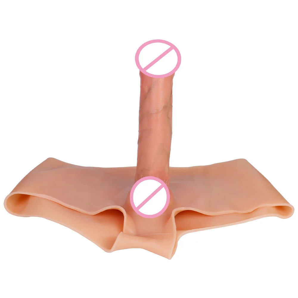 Realistic Wearable Dildo Women Soft Silicone Fake Penis Anal Pants G-spot Stim Lesbian Adult Toy Body-safe Flexible Pleasure view 4