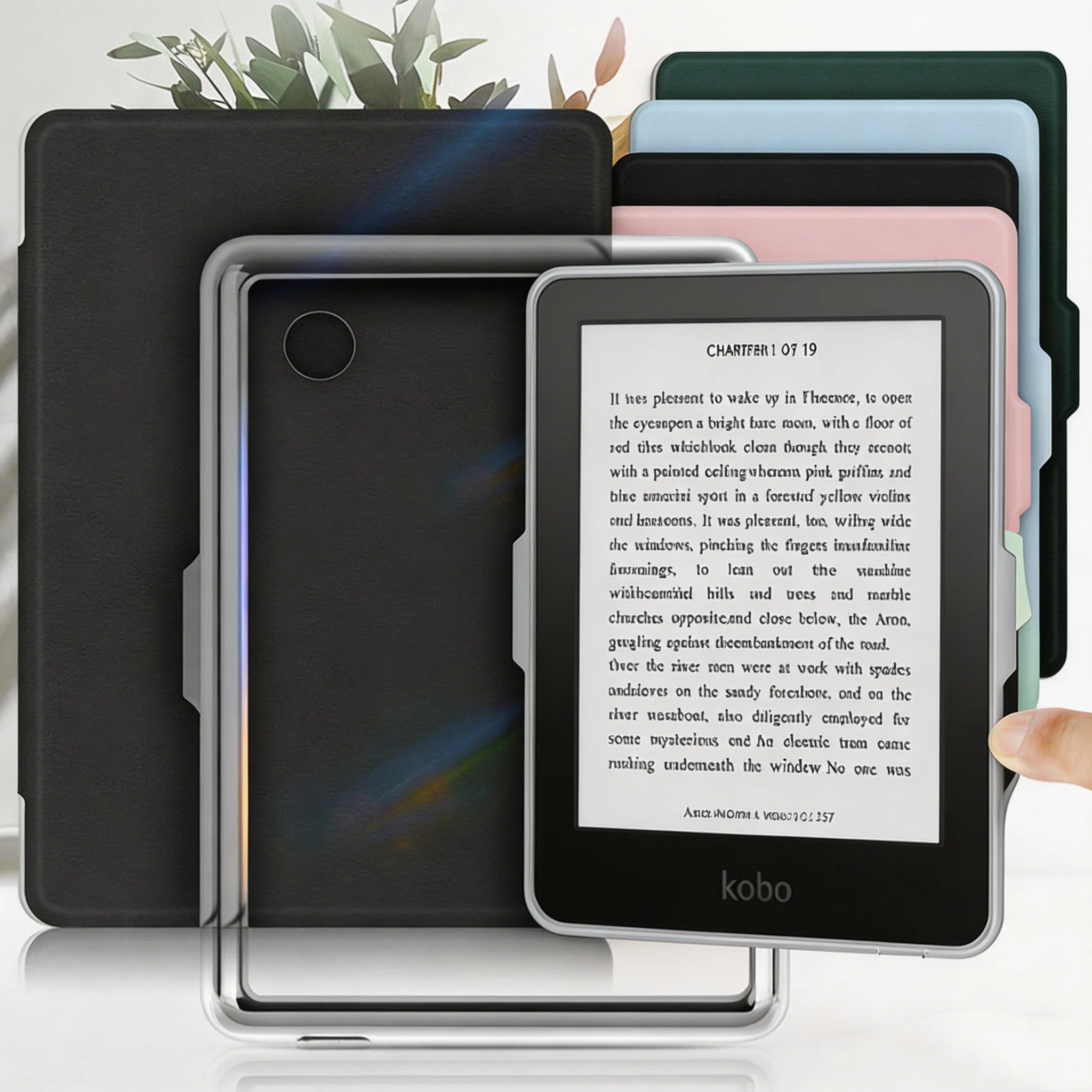 Clear Back Case for Kobo Clara BW N365 / Clara Colour Color N367 / Clara 2E 6