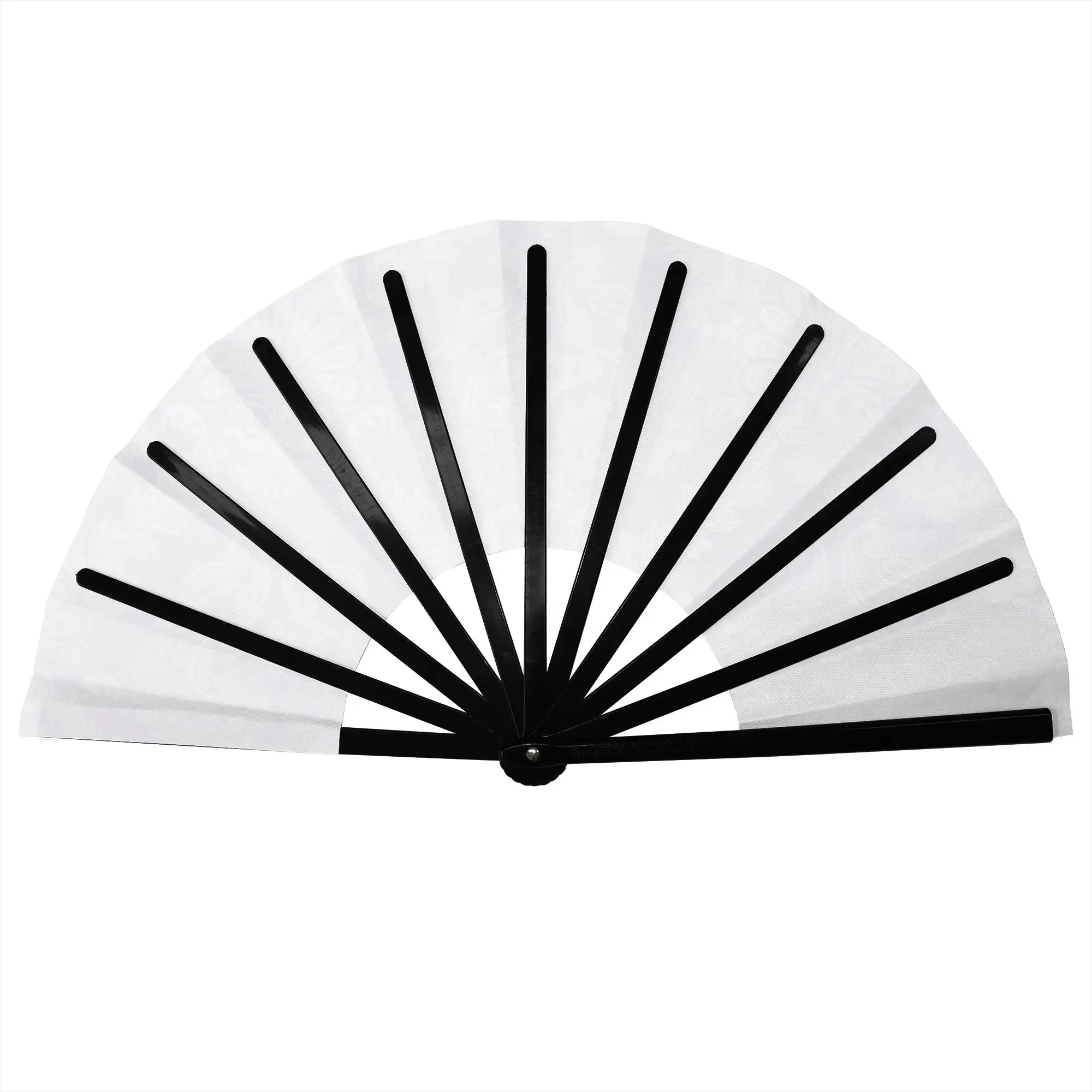 Peacock Light Purple On Purple Stylish Hand Fan  Men Animal  Printed Polyester Fan Vintage For Sports Events Gift