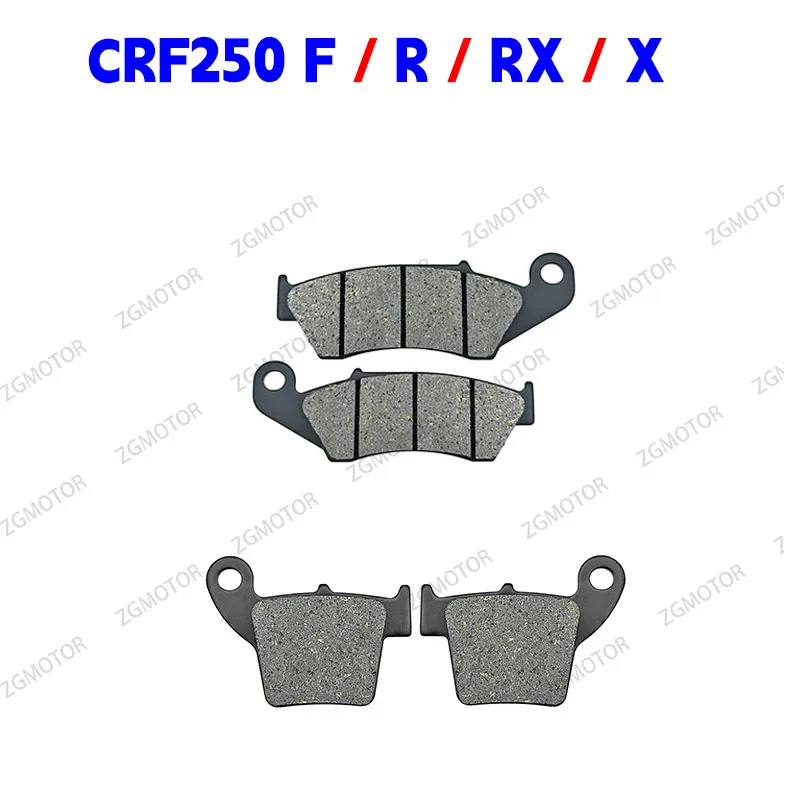 Front Rear Brake Pads Fit For Honda CRF 250 X 2004-2018 CRF250F 2019-2025 CRF250R 2005-2024 RWE XRL 2002 2022 2023