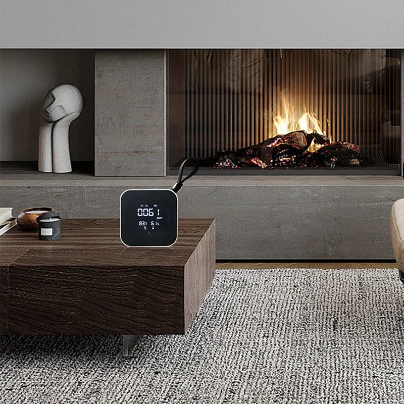 3 In 1 Carbon Monoxide Tester Indoor Air Quality Meter Detects CO Temperature Humidity For Kitchen Camping Dining Room