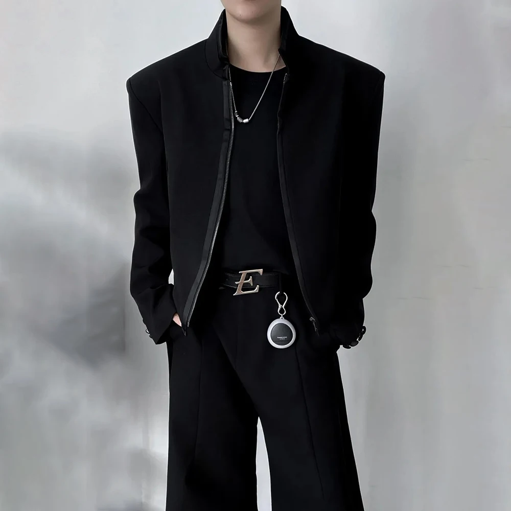 

Winter New Men's Solid Color Long-Sleeved Jacket American Retro Fashion Trendy High Street Loose Casual Niche Men's Top 2025