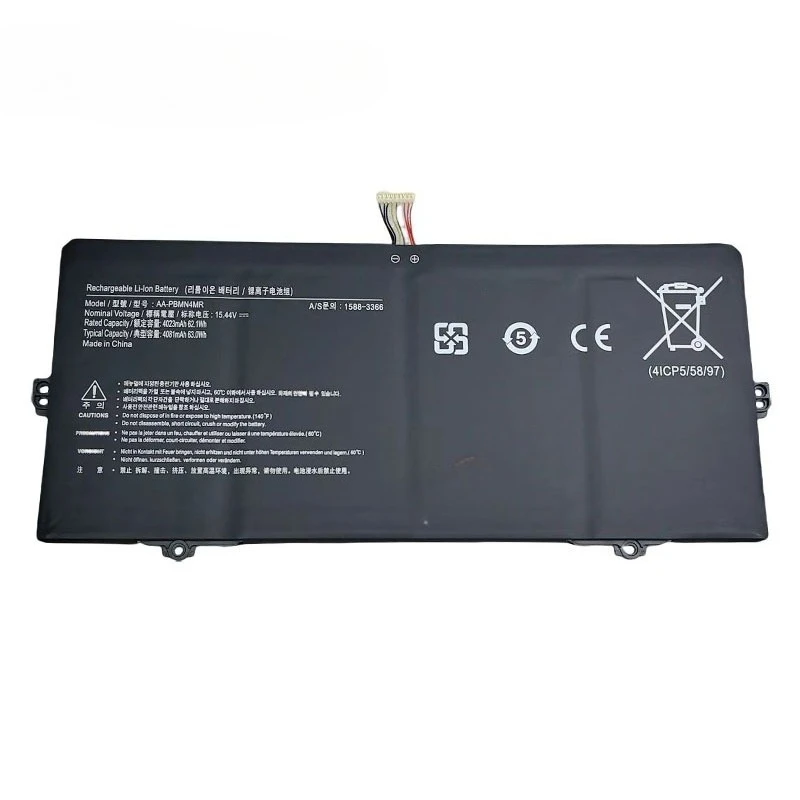 AA-PBMN4MR Laptop Battery for Samsung Galaxy Book Pro 360 13 NP930QDB NP930QED NP930XDB 1588-3366 BA4300397 15.44V 62.1Wh