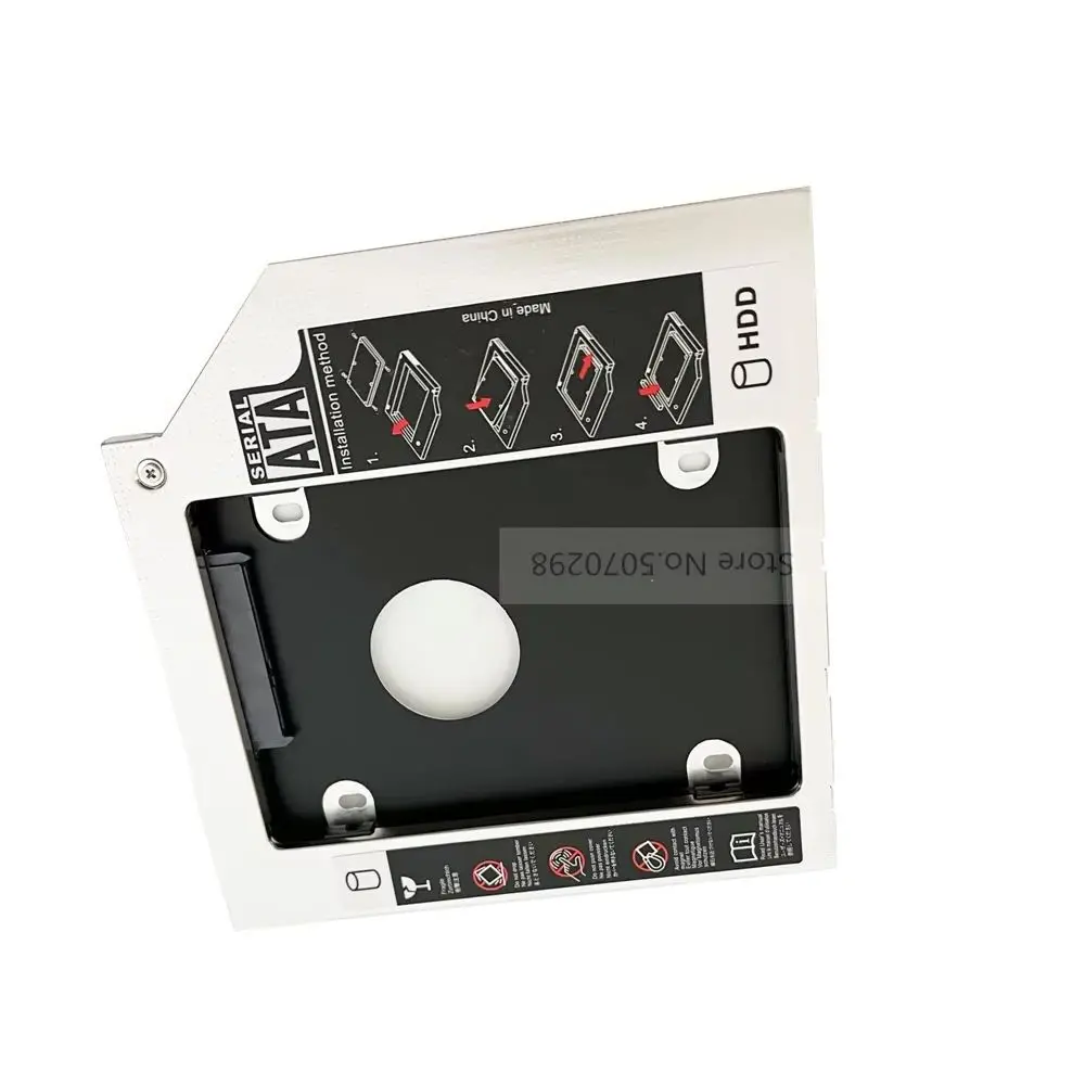 2nd 2.5 HDD SSD القرص الصلب البصرية خليج العلبة الإطار قوس ل Asus U41sv U43jc U46e U47a U47vc U50a U50f U50v U56e N550J U46u