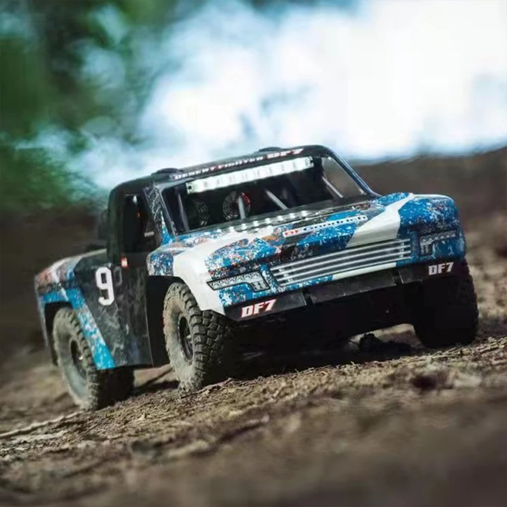 YK 4072 DF7 V2 1/7 coche de Control remoto 4WD modelo sin escobillas 6S eje recto trasero desierto camión corto coche todoterreno sobre orugas eléctrico
