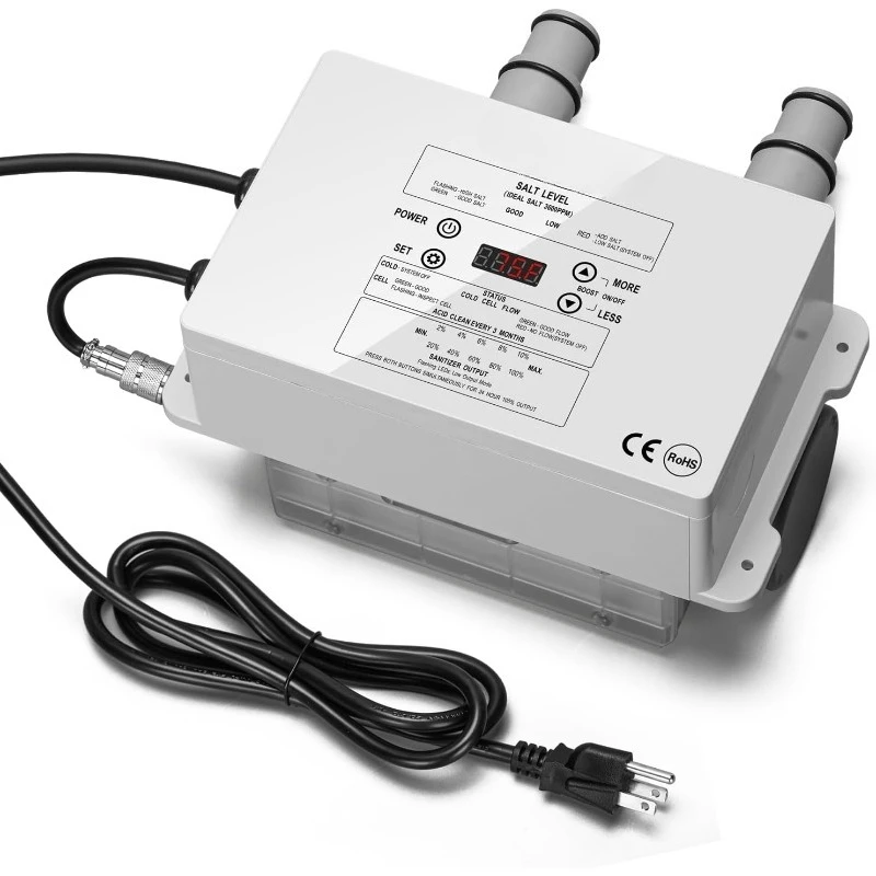home.Salt Chlorine Generator, Westaho Salt Water Pool Chlorinator System with USA-Made Titanium Cells, for Above Ground Pools Up