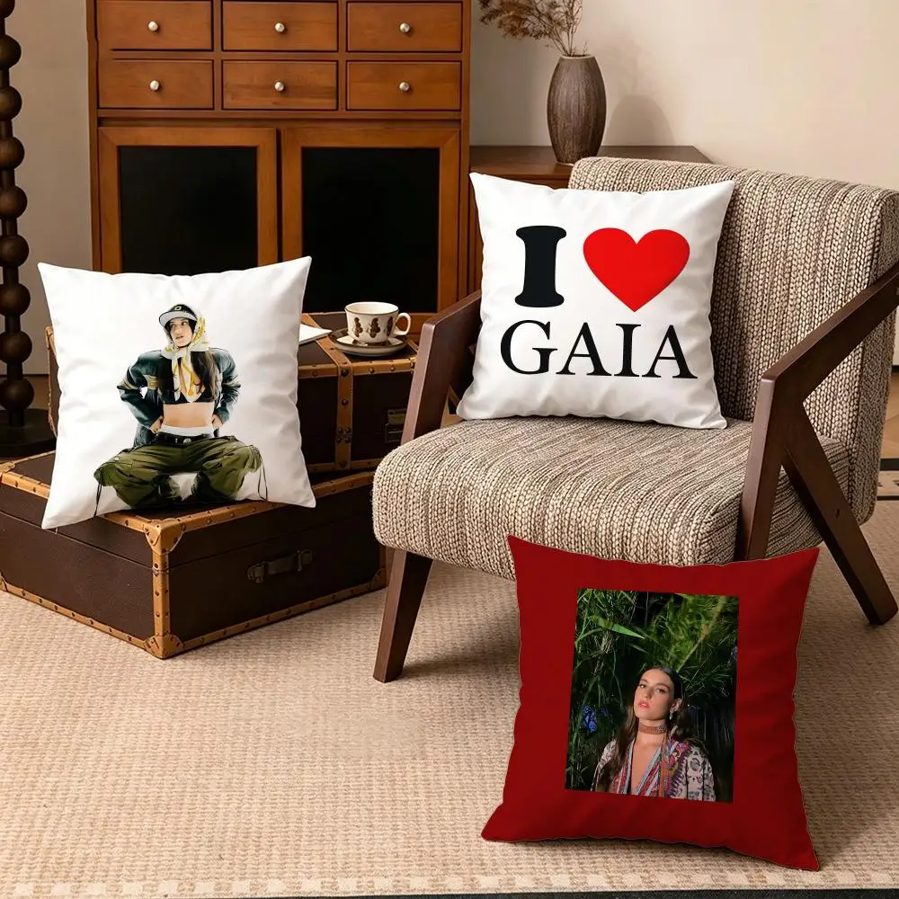 Celebrity-Gaia GozziS Cushion Cover Soft Velvet Cushion Cover Set 4Pcs 50x50 45x45 Zipper Pillowcase for Home Decor