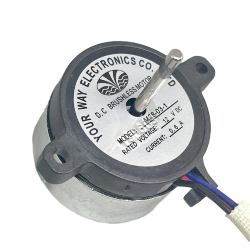 มอเตอร์แบบโรเตอร์ภายนอก3830ไร้แปรงมอเตอร์37.6มม. DC12V 2000RPM พัดลมไหลข้าม/ทาวเวอร์พัดลมไร้แปรงมอเตอร์