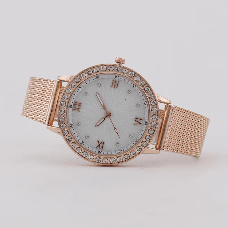 New Fashion Milan with Mesh, Quartz Fritillaria, Roman Pattern Diamonds, Women's Watch in Stock