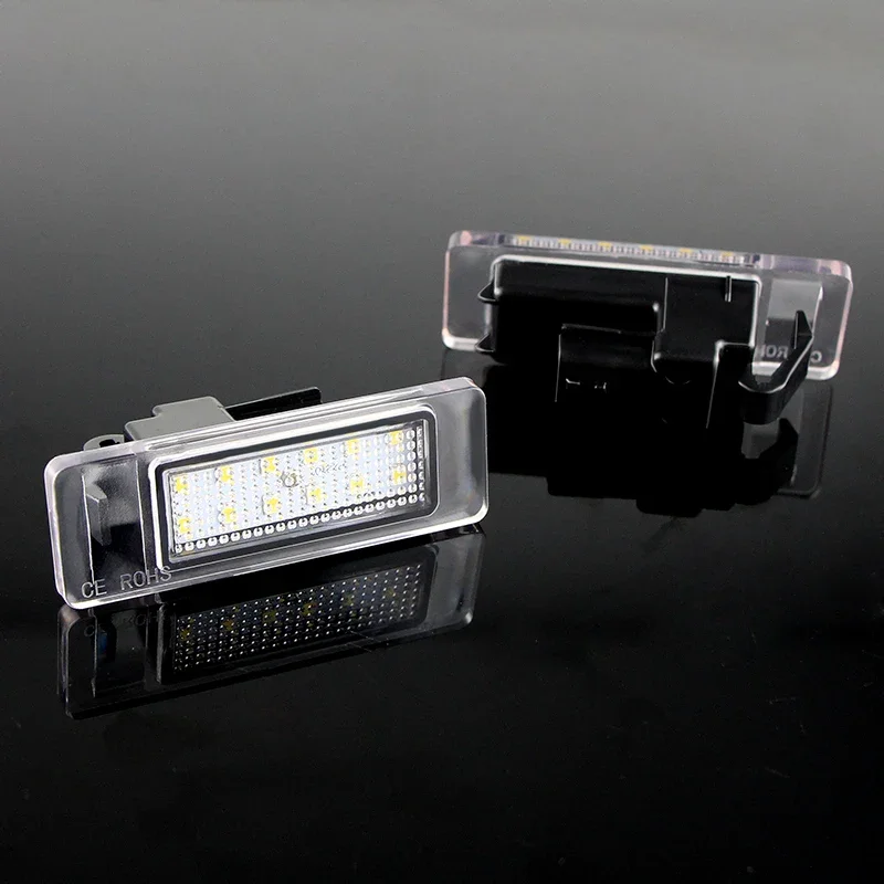 2PC LED License Number Plate Light For Renault Megane 4 Scenic IV Twingo Kangoo Koleos MK2 Clio IV V Logan Sandero, Dacia Duster