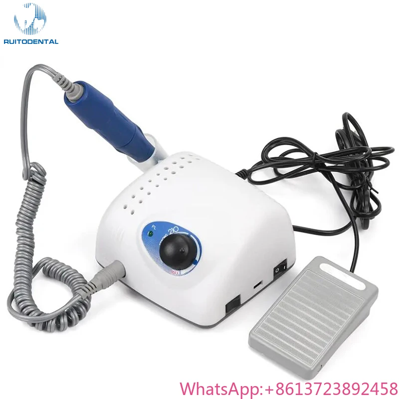 

Good Quality Dent al Product Handpiece Micromotor for Art Nail Dent al Lab Micromotor 35000 Rpm With Pedal