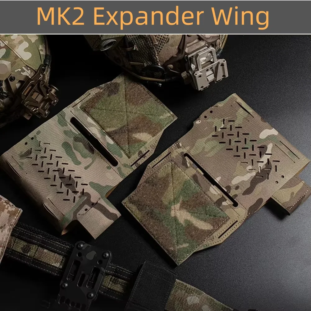 

MK2 Tactical Expander Wing Pouch Military Radio Holder Wingman Pouch Magazine Storage Chassis Chest Rig Adapt to Spritus Systems