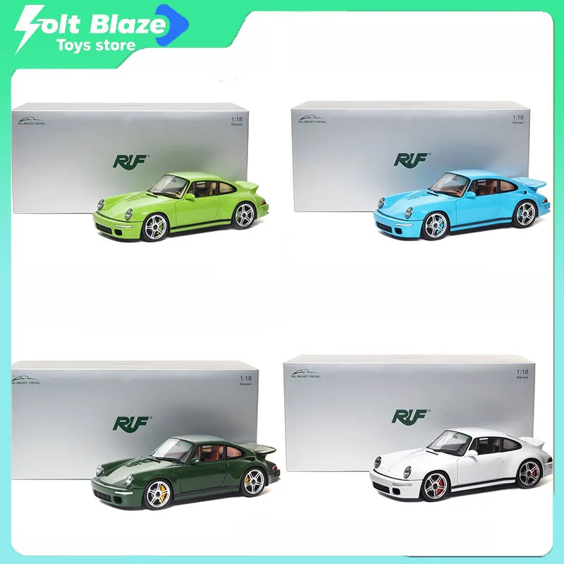 

Почти настоящий 1/18 RUF SCR, полнооткрывающаяся модель автомобиля, версия 2018, белый, зеленый, синий, модели автомобилей из сплава, коллекционные модели автомобилей, подарки для мальчиков