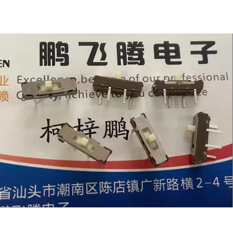 

4PCS/LOTS Imported Japan ALPS SSSS211900 small toggle switch 4 feet 3 gears Vertical double row slide gears