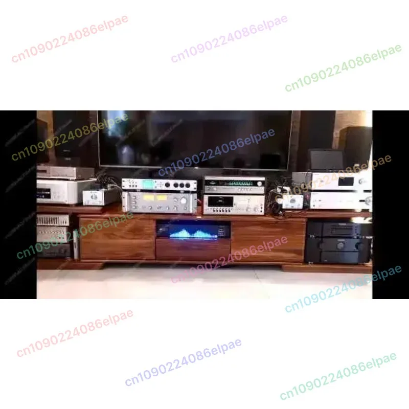 RGB الطيف الصوت متخيل 2U رف جبل على مدار الساعة مع وضع الموسيقى 128x32 LED عرض صوت التحكم عن بعد للاستوديو المنزلي #2