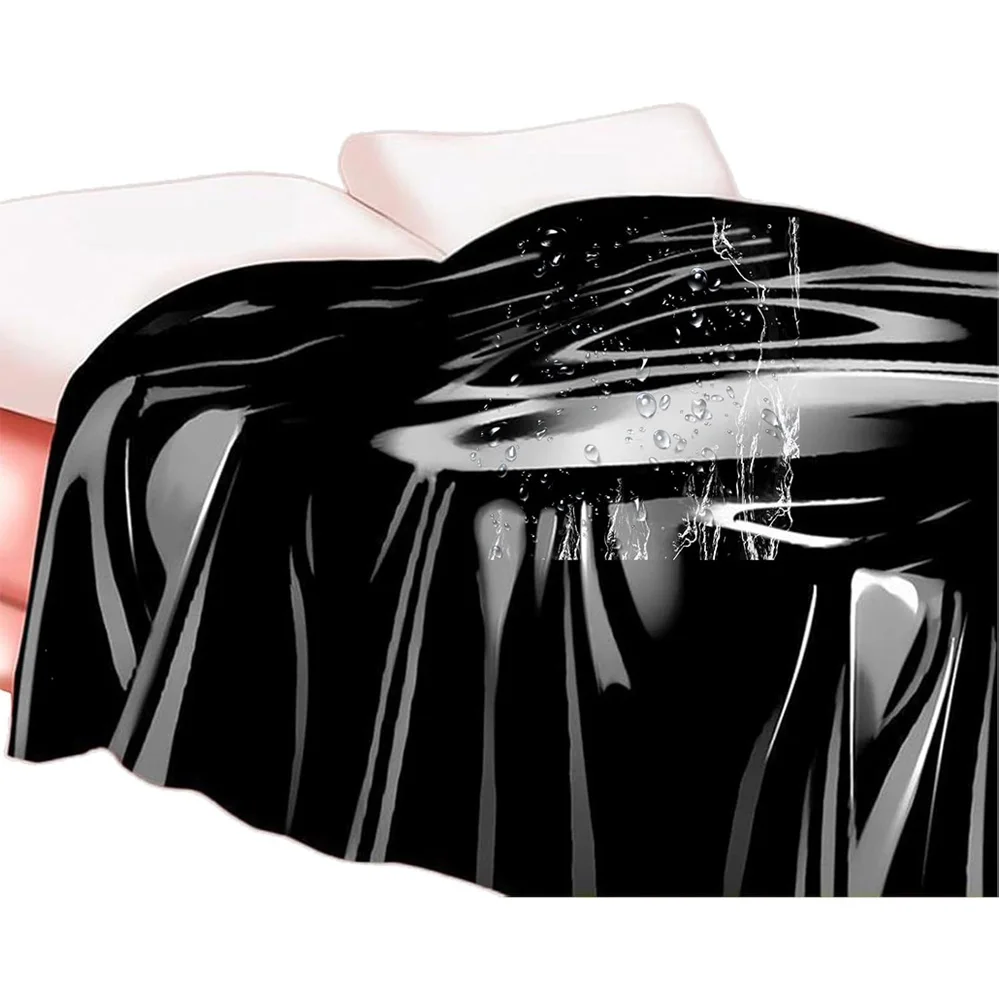 BDSM Waterproof Adult Sex Bed Sheets PVC Bed Cover Sex Game LubricantsCouple Game Flat Sheet Coverlet Flirt Play Adult Sex Toy