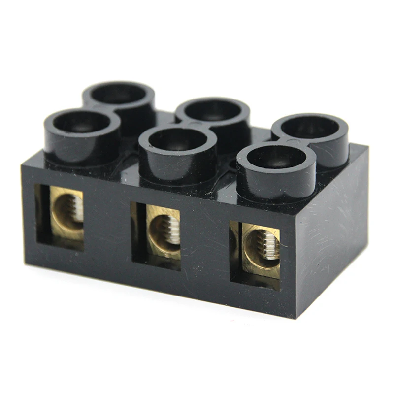 JX5-6005 terminal block all copper 60A2P3P4P5P10P fixed base X5 plastic insulated wire Screws Connector