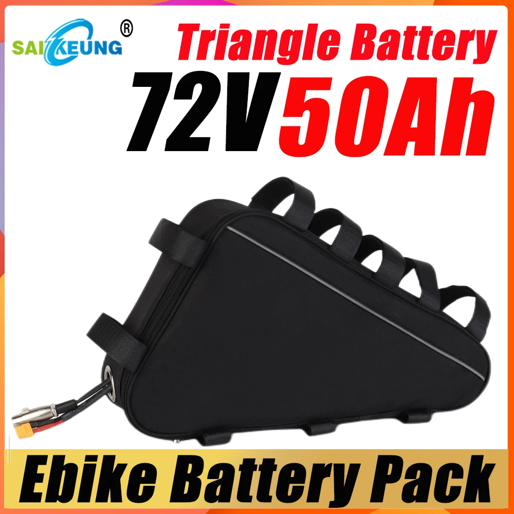 60v 72v 50ah Rechargeable Electric Bicycle Conversion Kit 1500w Ebike Triangle Battery 20 30 40 60ah 3000W with Charger Free Vat