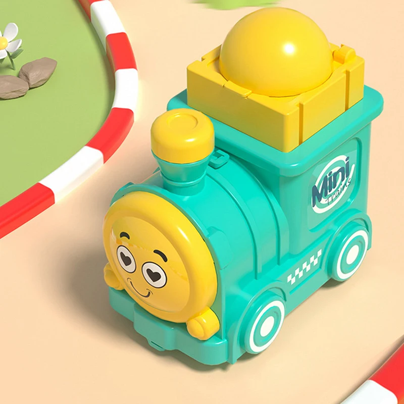 لعبة ممارسة ووكر للأطفال، رسوم متحركة صغيرة لقطار القصور الذاتي، هدية عيد ميلاد اللغز #3