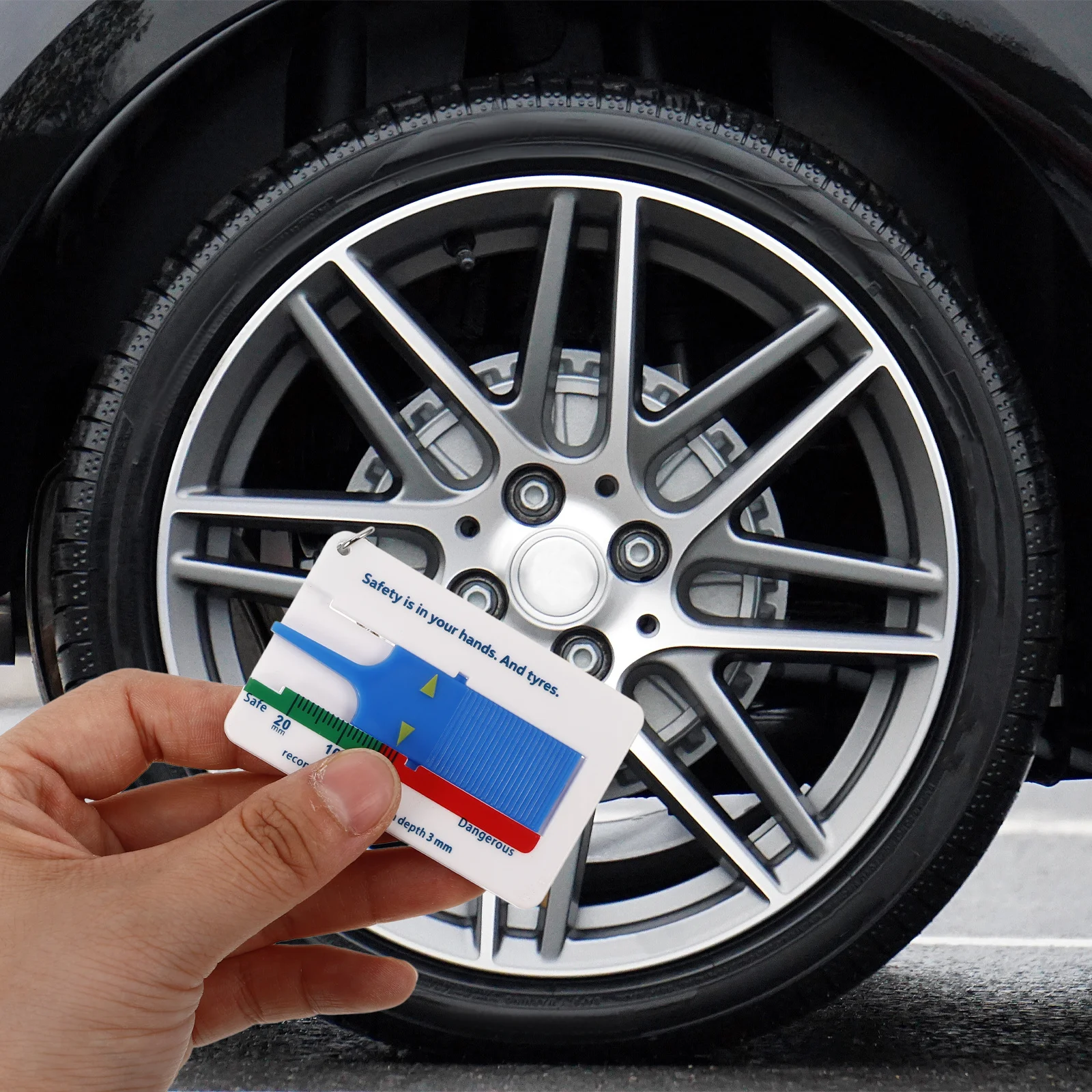 

Tire Tread Depth Gauge Precise Measuring Tool For Car Truck Brake Pad Thickness Vehicle Safety Inspection Auto Tire Wear Depth