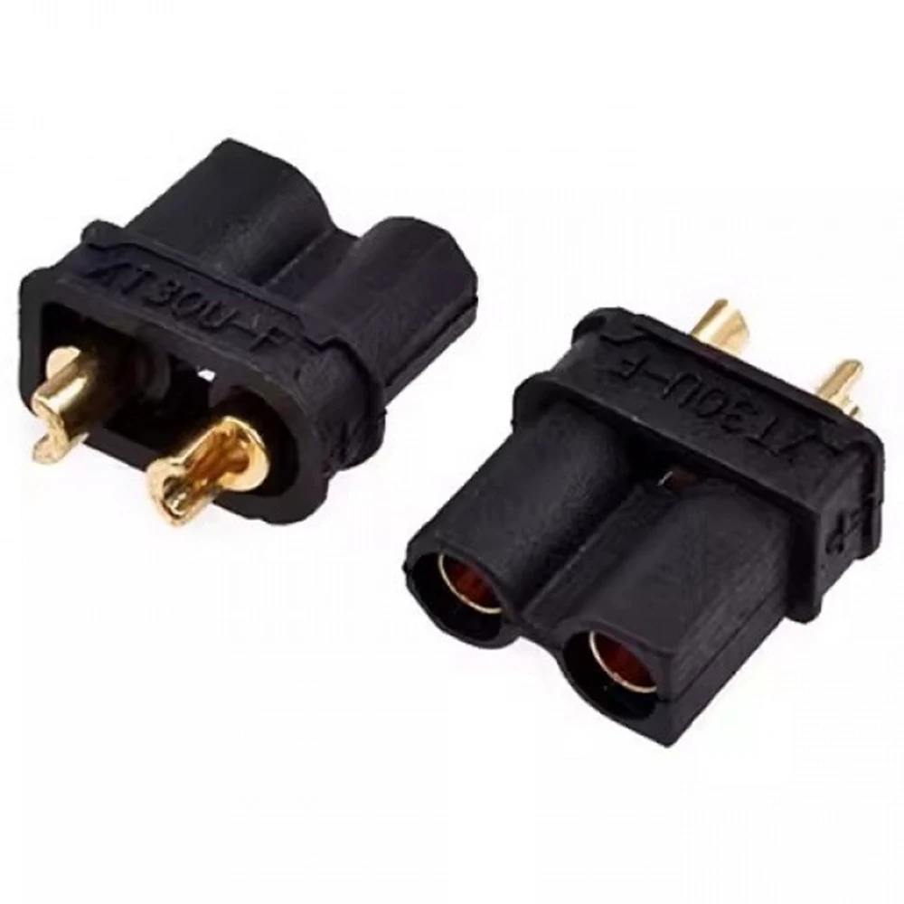 5Pair XT30U-M/F Male Female Bullet Connector DC500V 30A Charging Plug for RC Multi Axis Aircraft Fixed Wing Lipo Battery ESC