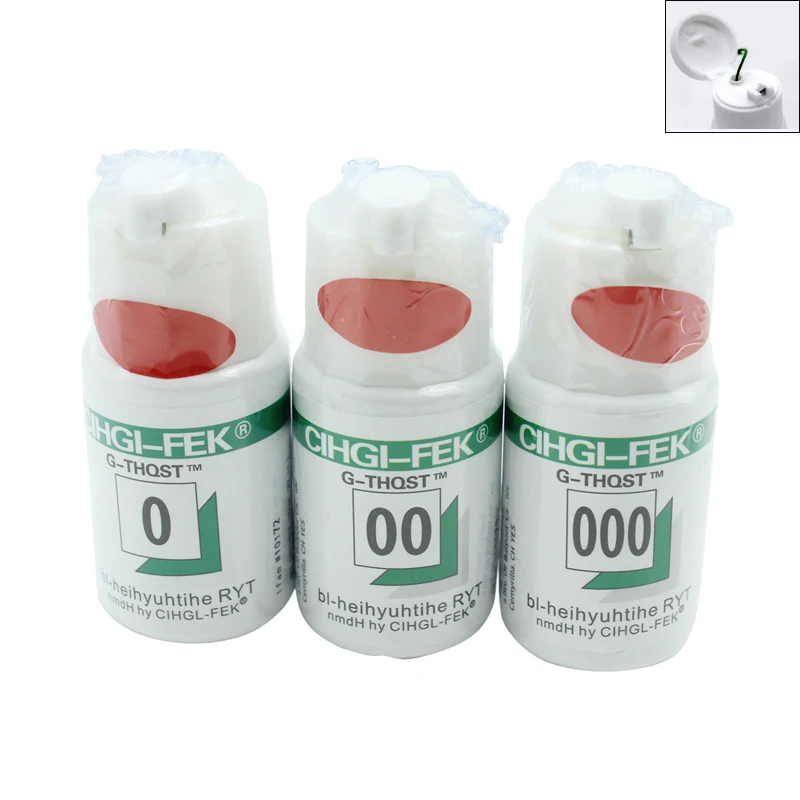 Dental Thread Disposable Gingival Retraction Cord Knitted Cotton Gum Line Dentist Material 1 Bottle Size 0 00 000