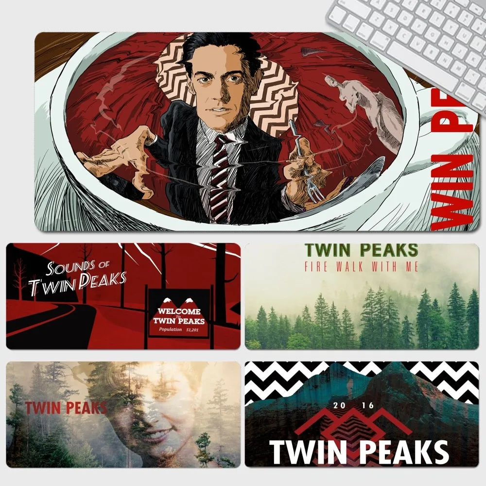 T-TWIN-PEAKS 게이밍 노트북 컴퓨터 책상 매트, 마우스 패드, 노트북 마우스 패드, 게이머 대형 XXL
