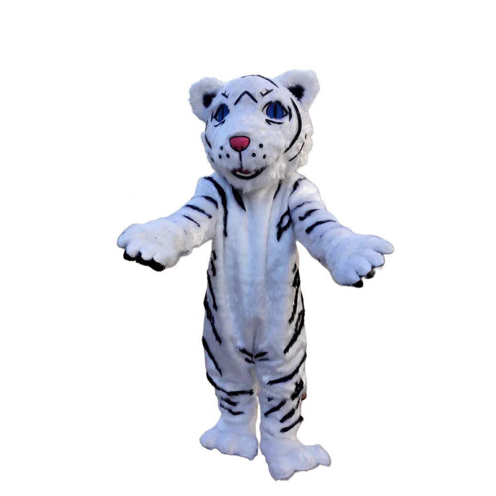 costume della mascotte della tigre bianca peluche tigre bub costume di fantasia personalizzata kit cosplay anime mascotte tema vestito operato carnevale 1618