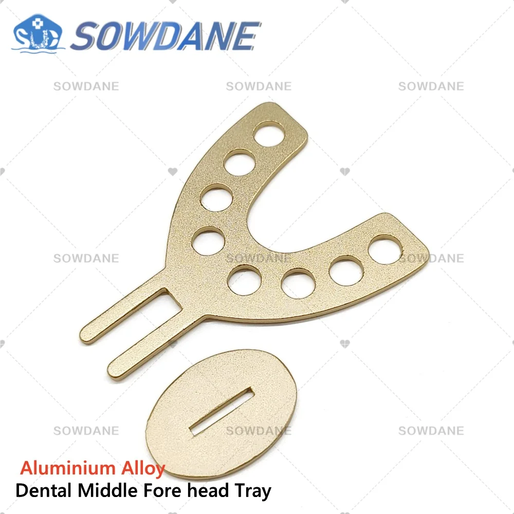 

Dental Tray Set Special for Middle Jaw Tray Aluminium Alloy Dental Trays Middle ForeHead Tray Edentulous