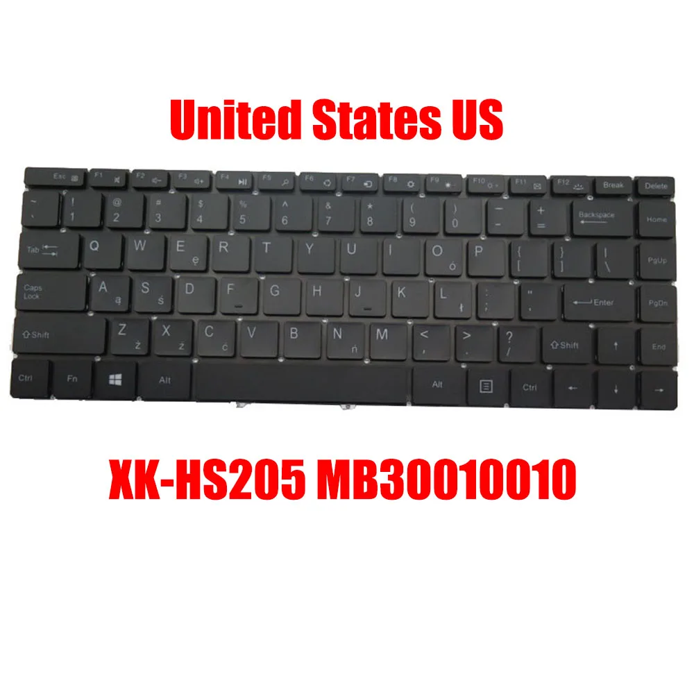 

Laptop keyboard For BMAX MaxBook Y13 13.3 XK-HS205 MB30010010 With Backlit United States US Black
