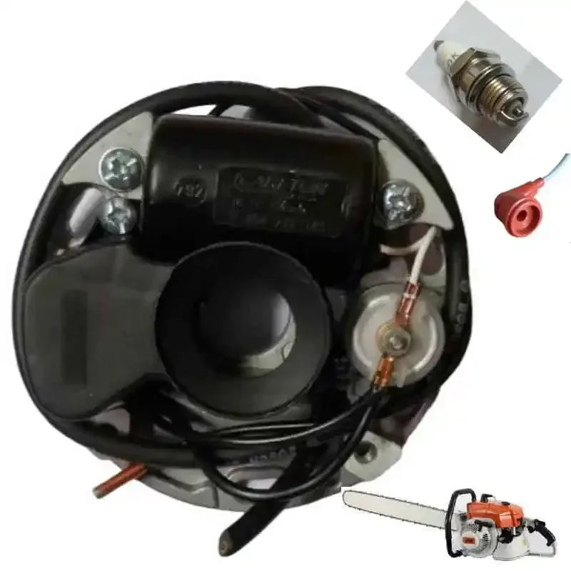 MS070 IGNITION TDI ARMATURE STATOR PLATE SPARK PLUG CAP FOR STIHL 090 MS720 CHAINSAW ALTERNATOR MAGNETO EXCITER CAPCITOR IGNITOR