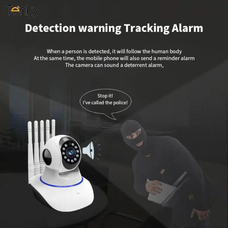 

2mp Wireless Camera Motion Detection Wifi Camera Two Way Audio Intelligent Tracking Ip Camera Smart Home Night Vision