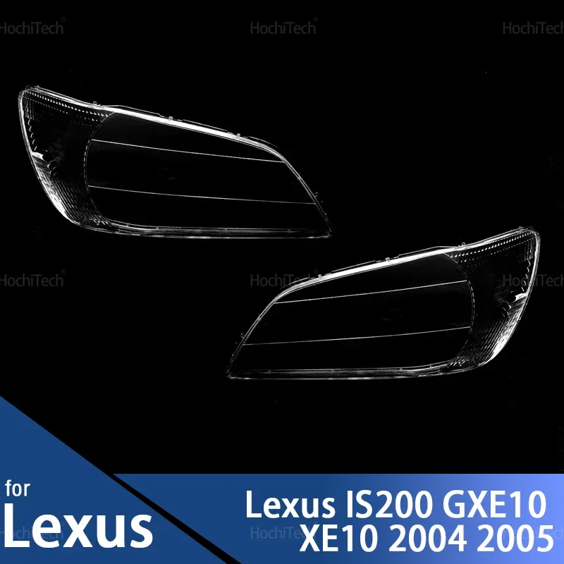 High Quality Car Headlight Cover For Lexus IS200 GXE10 XE10 2004 2005 Lampshade Bright Shell Head Lamp Lens Covers