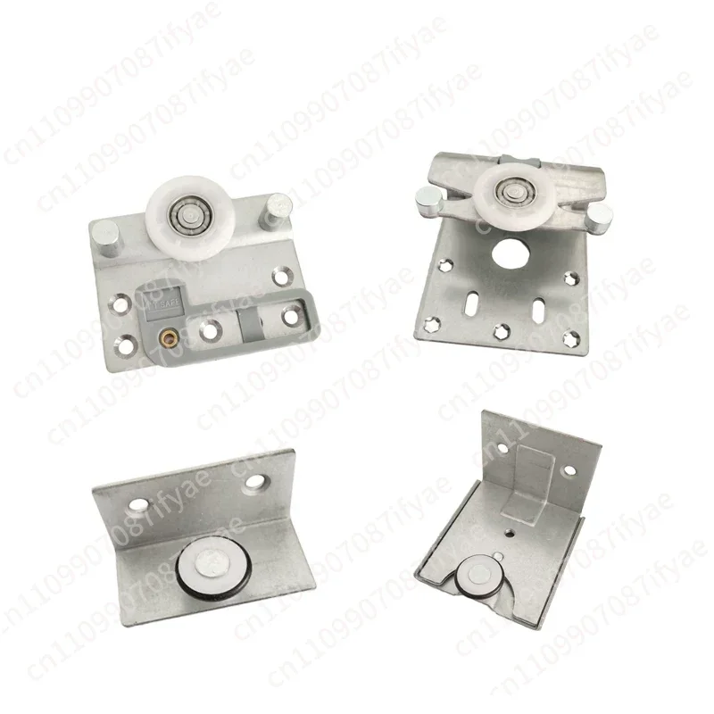 European standard door wheel accessories wardrobe sliding door hanging wheel E008 hanging track pulley sliding door wheel