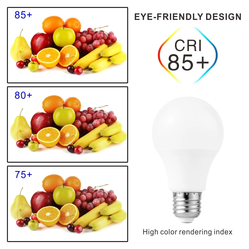 2 uds bombilla LED E27 E14 3W 6W 9W 12W 15W 18W 20W bombillas de potencia Real AC 220V-240V foco Lampada Bombillas LED lámpara