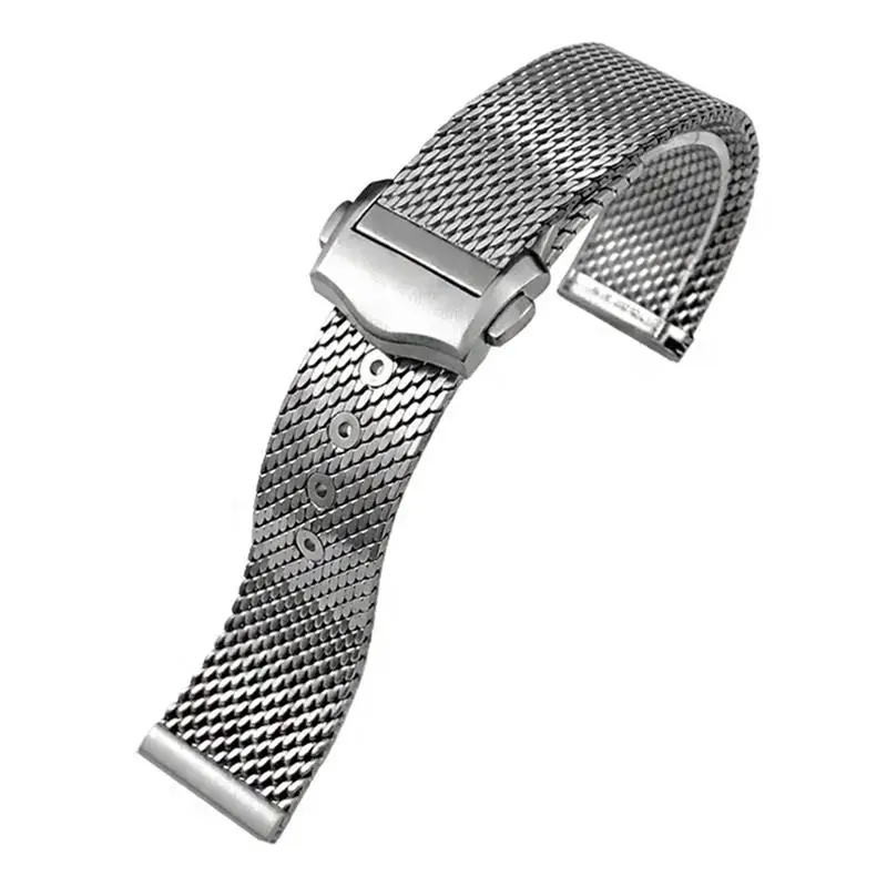 

TINTAG Solid Titanium Steel 20mm Watchband for Omega 007 Edition Seamaster DIVER 300M No Time To Die Watch Strap