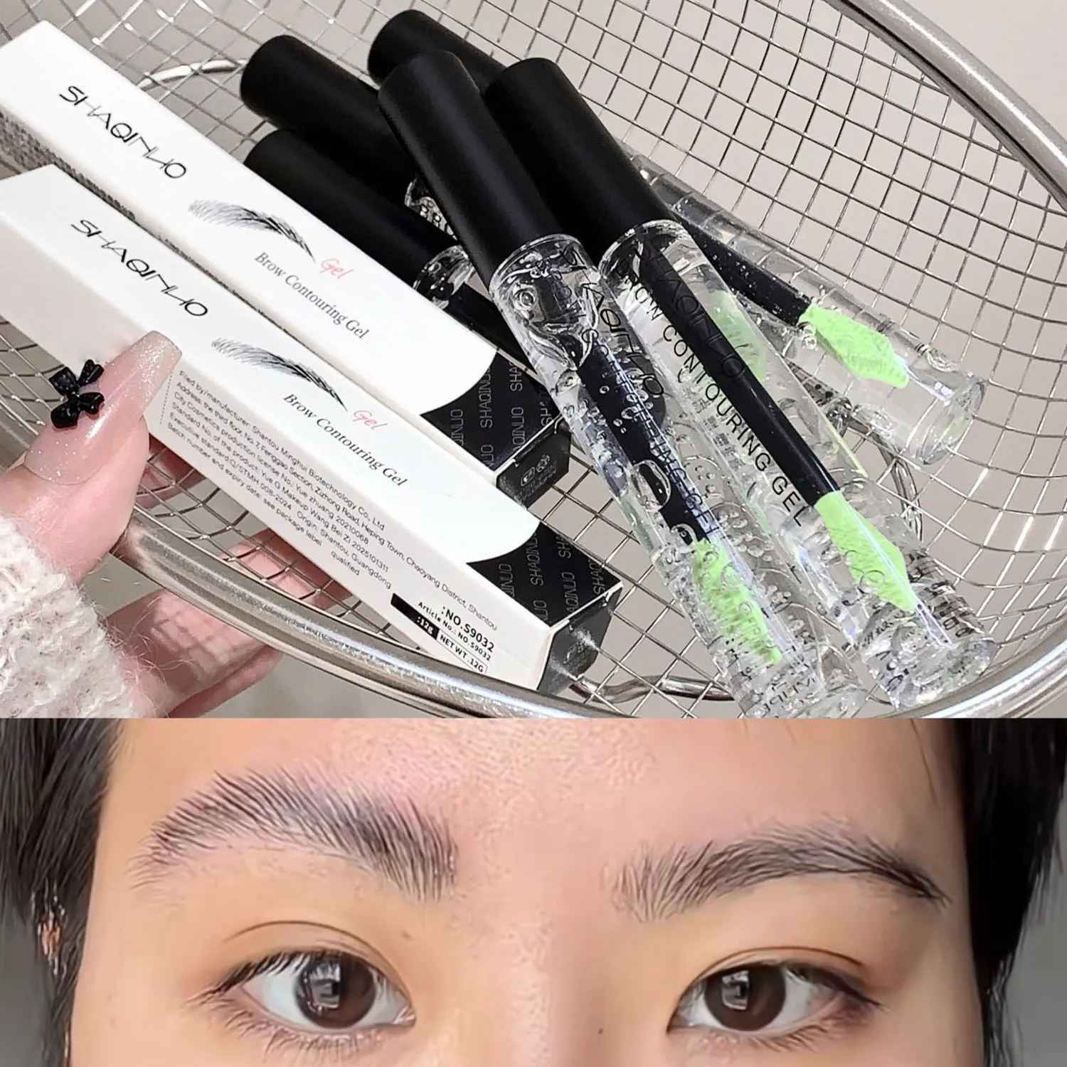 Waterdichte Wenkbrauw Gel met Borstel Blijvende 5D Wenkbrauw Styling Zeep Wax Fixer Sneldrogende Make-Up Brow Enhancers Schoonheid