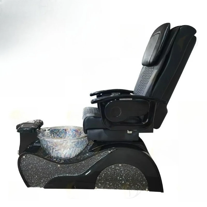 

Luxury Modern Nail Salon Throne Professional High Back Foot Spa Massage Nail Pedicure Chair
