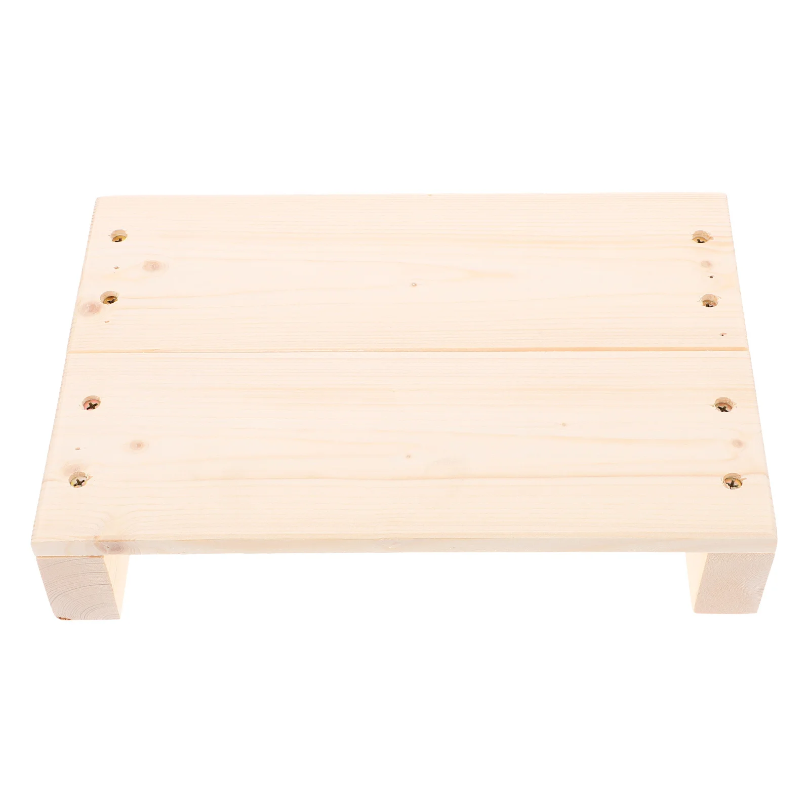 مقعد قدم خشبي متعدد الاستخدامات للاستخدام الداخلي والخارجي، مسند قدم مريح لسرير المكتب والمطبخ والحمام والكبار والأطفال