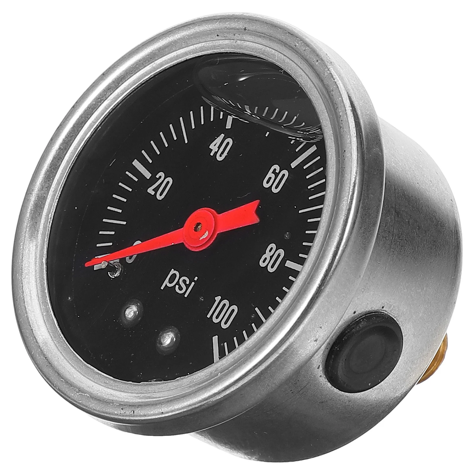 

Pressure Gauge 0-100Psi Stainless Steel Fuel Test Gauge Car Accessory Automotive Diagnostic Tool Gas Pressure Meter