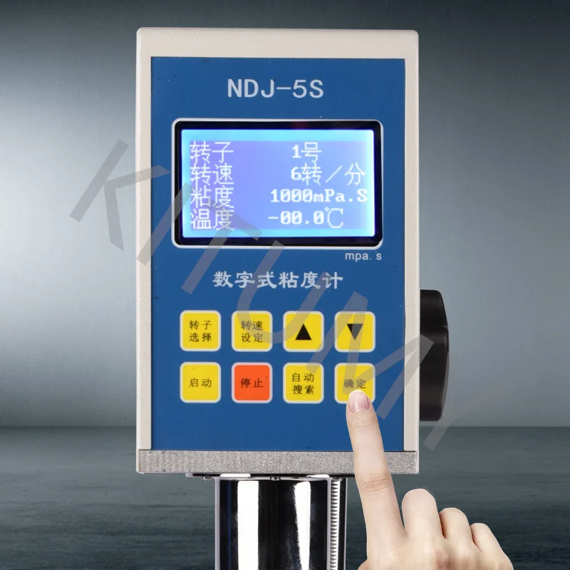 New Digital Rotary Viscometer High Precision Paint Viscosity Meter LCD NDJ-5S/NDJ-8S/NDJ-9S