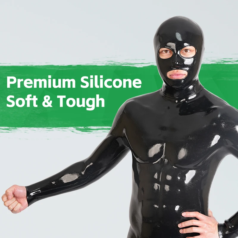 قناع Furrjoi من السيليكون الأساسي مع الفم والعيون من اللاتكس فروي غطاء رأس كامل لأزياء تنكرية للحفلات وأغطية الرأس