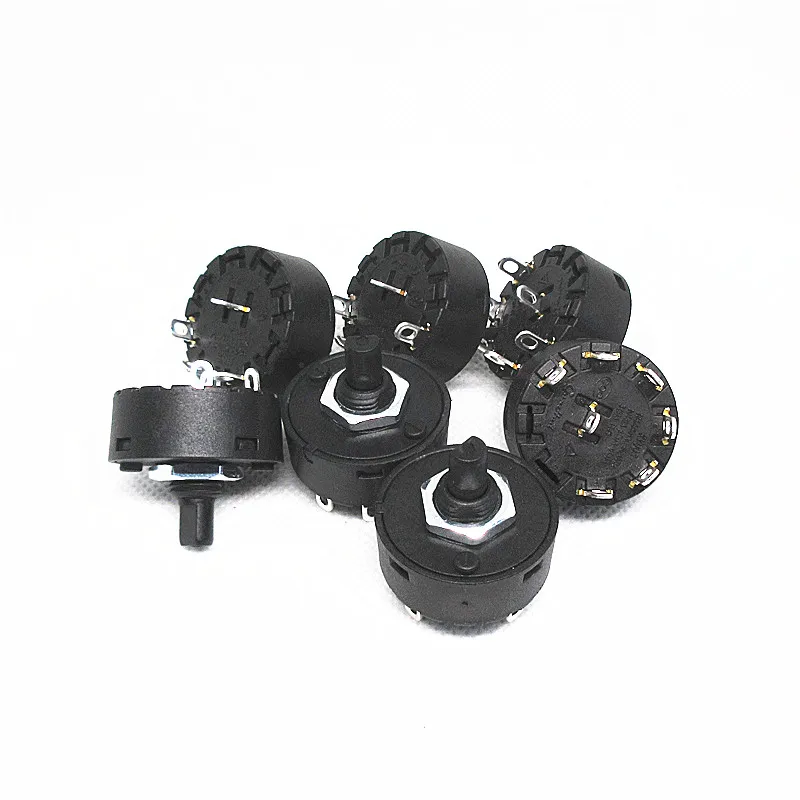 Circular rotary switch with 3, 4, 5, 6 and multiple gears knob for tea brewing, juice machine, blender, and power switch