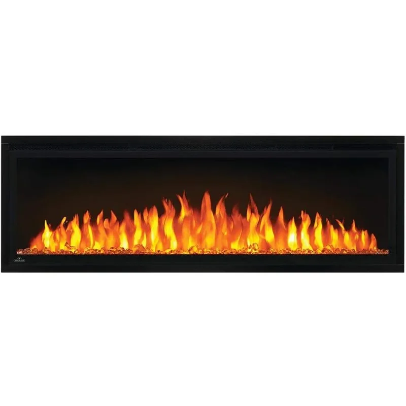 Napoleon Entice 50 - NEFL50CFH - Wall Hanging Electric Fireplace,50-in, Black,Glass Front,Glass Crystal Ember Bed,3 Flame Colors