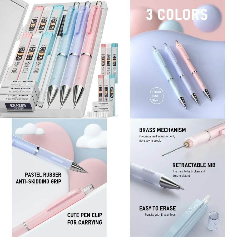 Nicpro 3PCS Cute Me… - image